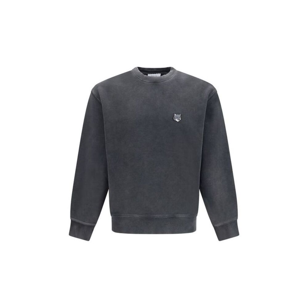 Maison Kitsuné Gray Cotton Men's Sweatshirt